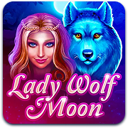 Illustrasjon av Lady Wolf Moon i spillbiblioteket hos Kitsune