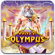 Illustrasjon av Gates of Olympus i spillbiblioteket hos Kitsune